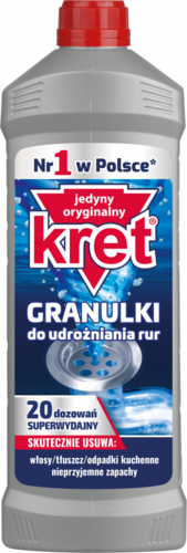 KRET Granulki do udrożniania rur 560 g 1