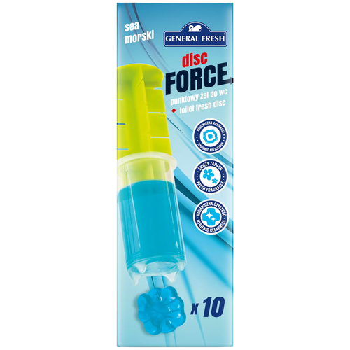 General Fresh WC krążek żelowy Morze 60ml 10 krążk 1