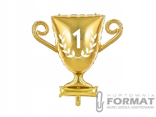 Balon foliowy Puchar 64x61cm Złoty 1