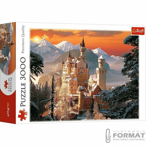 Puzzle 3000el zamek zimowy TREFL 1