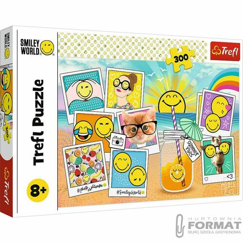 Puzzle Trefl Smiley na wakacjach 300 el. (23019) 1