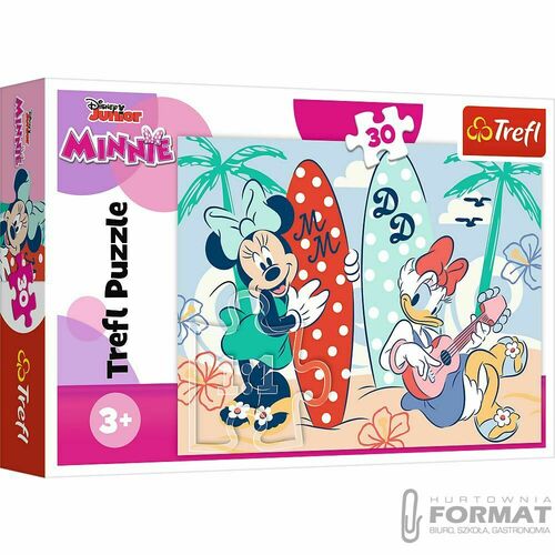 Puzzle 30el Kolorowa Minnie TREFL 1