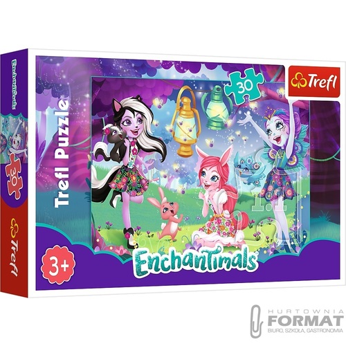 Puzzle 30 Magiczny świat EnchanTimals TREFL 18236 1