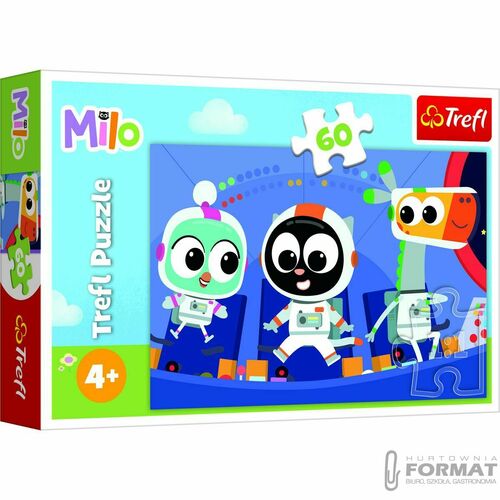Puzzle Trefl Disney Czas poznać Milo 60 el. (17398) 1