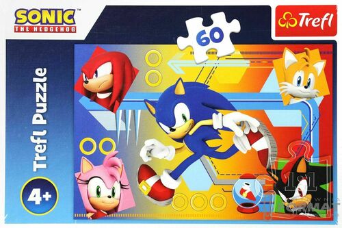 Puzzle 60el Sonic w akcji / Sonic The Headgehog 17 1