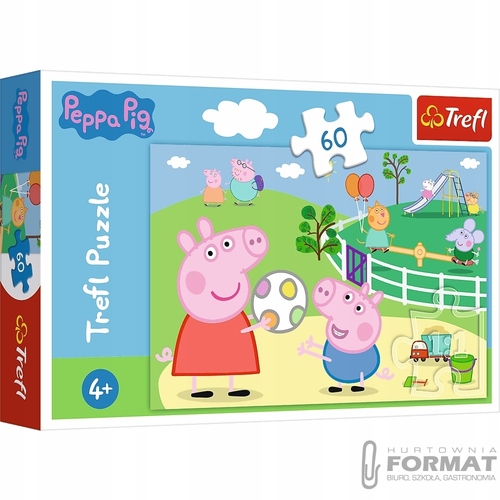 Puzzle 60el Zabawy w gronie przyjaciół Świnka Pepp 1