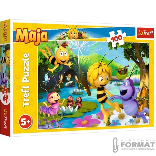 Puzzle 100 Pszczółka Maja i przyjaciele TREFL16361 1