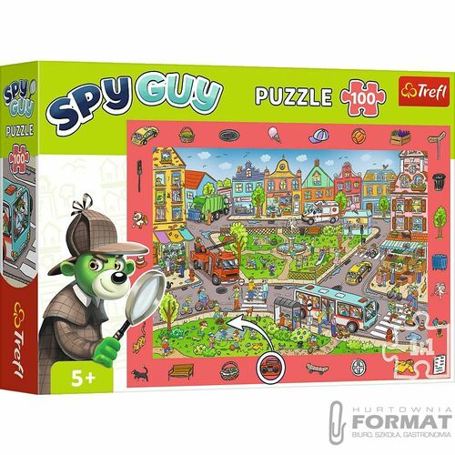 Puzzle Trefl Rodzina Treflików Spy Guy - Miasto (15590) 1