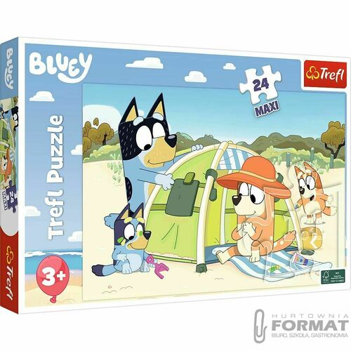Puzzle 24el Maxi Wspaniały dzień Bluey 14357 Trefl 1