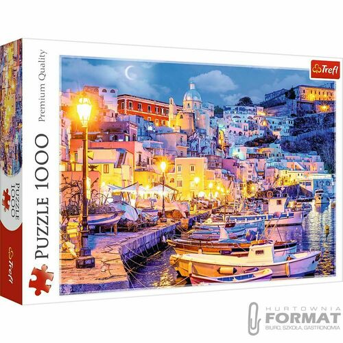 Puzzle Trefl Wyspa Procida nocą, Włochy 1000 el. (10794) 1