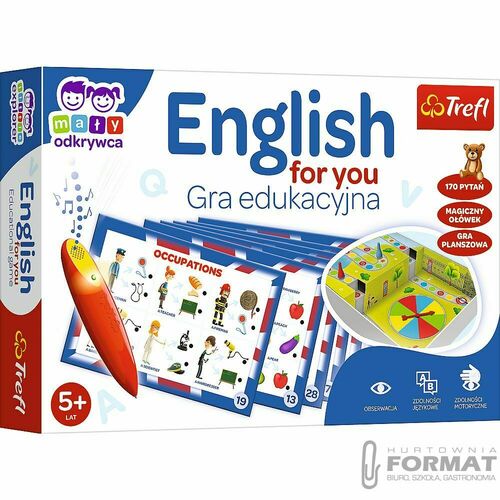 English for you. Magiczny ołówek gra 02113 Trefl p 1