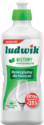 Ludwik Płyn do mycia naczyń Mięta 450g 1