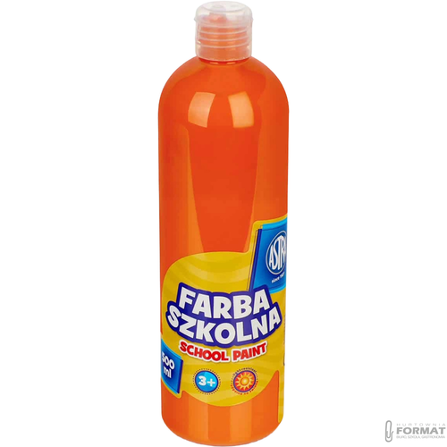 Farba szkolna Astra - pomarańczowa 500 ml 1