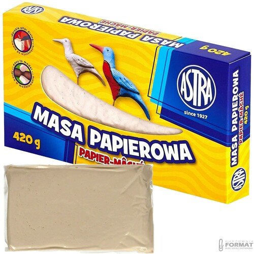 MASA PAPIEROWA ASTRA 420G IDEALNA DO MODELOWANIA DO SZKOŁY 1