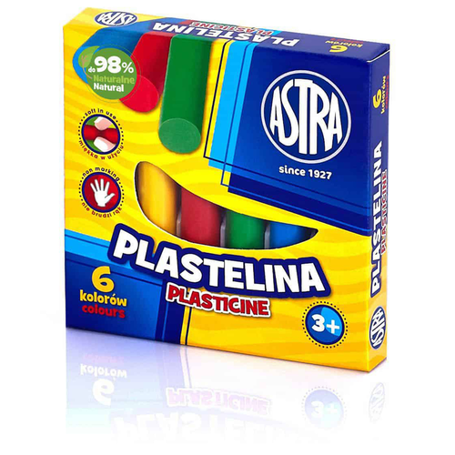 Plastelina ASTRA 6 kolorów 1