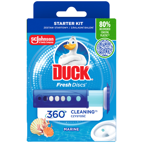 ŻEL DO WC DUCK KRĄŻKI ŻELOWE MARINE 1
