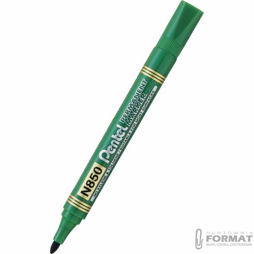 Marker permanentny Pentel, zielony 1,5mm okrągła końcówka 1