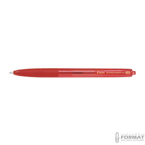 PILOT DŁUGOPIS SUPER GRIP G AUTOMATYCZNY XB CZERWONY 1