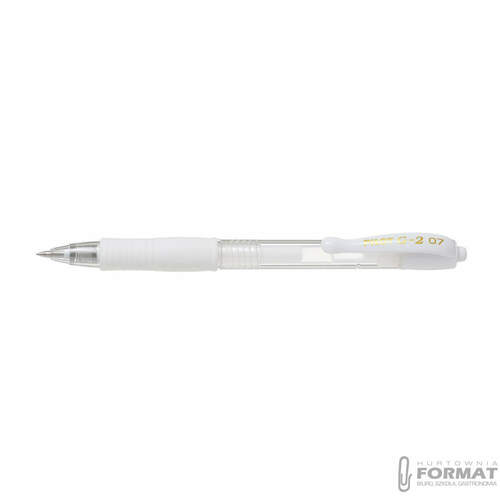 PILOT DŁUGOPIS G2 M PASTELOWY BIAŁY 1
