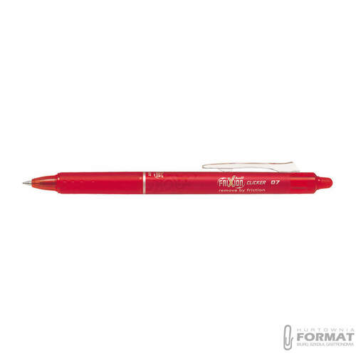 PILOT PIÓRO KULKOWE CLICKER FRIXION CZERWONY 1