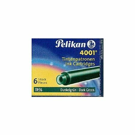 NABOJE PELIKAN KRÓTKIE A6 ZIELONE 1