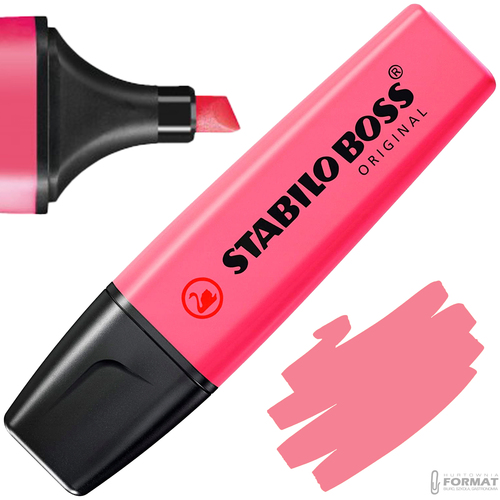 Zakreślacz Stabilo Boss Original 70/56 RÓŻOWY Do Szkoły Biura 1