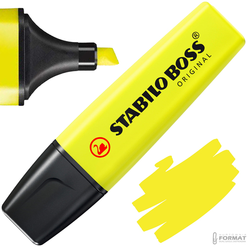 Zakreślacz Stabilo Boss Original 70/24 ŻÓŁTY do Szkoły Biura 1