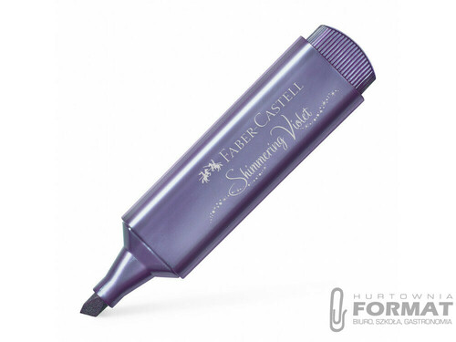 Zakreślacz Faber-Castell  metaliczny Fioletowy 1