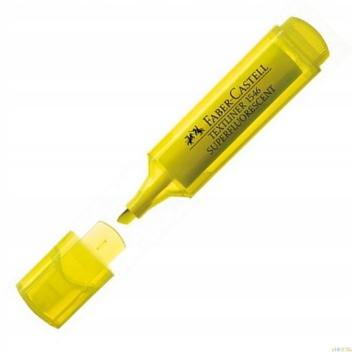 ZAKREŚLACZ FABER-CASTELL 1546 ŻÓŁTY TEXTMARKER 1