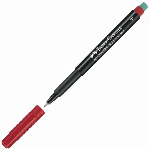 FOLIOPIS FABER OHP F CZERWONY 1