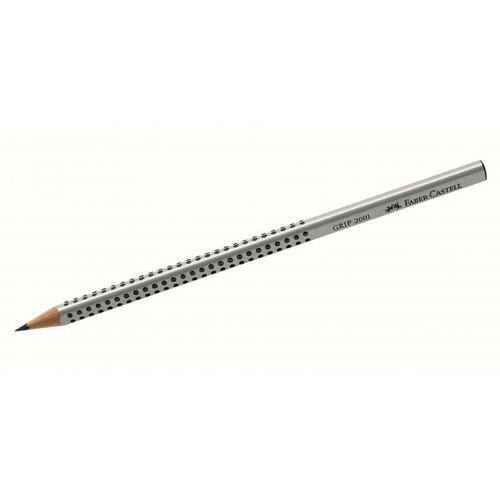 Ołówek trójkątny HB Grip 2001 Faber-Castell szary 1