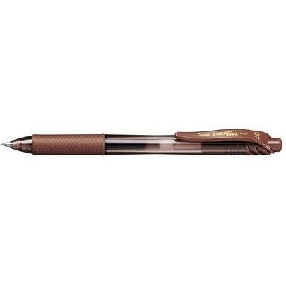 DŁUGOPIS AUT. PENTEL ENERGEL BL107 0.7MM BRĄZOWY 1