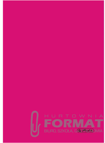HERLITZ ZESZYT A5 60k OKŁADKA PP różowy 1