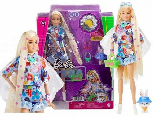 Lalka Barbie Extra blond włosy [mm:] 290 (HDJ45) 1