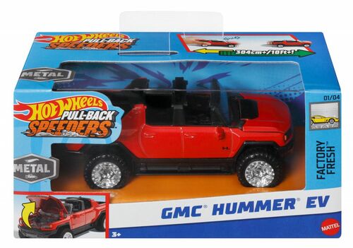 Samochód Hot Wheels z napędem pull back mix wzorów (HPT04) 1