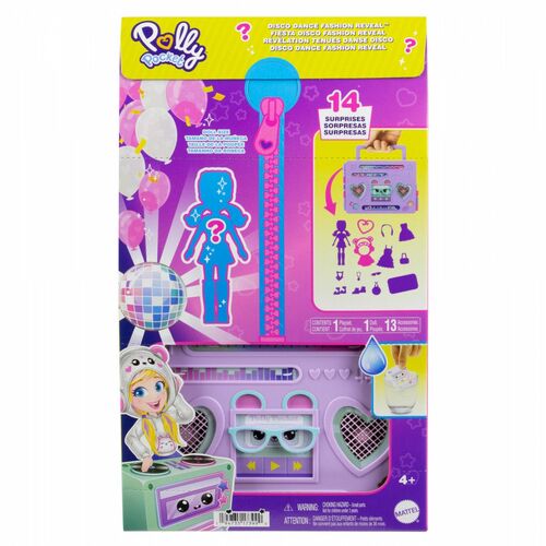 Figurka Mattel Polly Pocket imprezowa moda (HRD65) 1