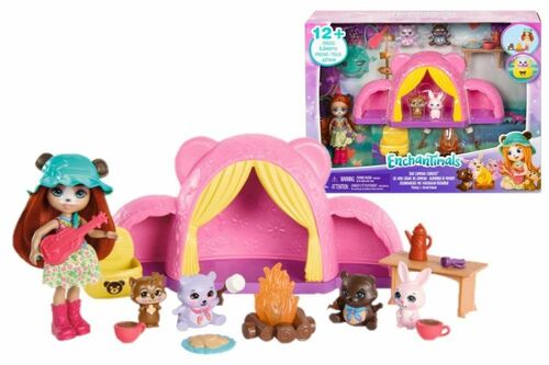 Lalka Mattel Enchantimals Wycieczka pod namioty [mm:] 150 (HTW71) 1