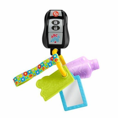 Zabawka edukacyjna Fisher Price kluczyki ABC 123 (HXF51) 1
