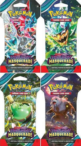 Karty Rebel Pokémon TCG: Scarlet & Violet - Twilight Masquerade - Sleeved Booster Box (189-85779) 1