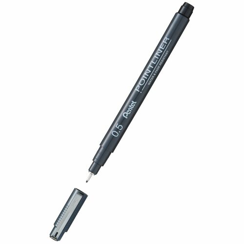 Cienkopis Pentel POINT, czarny 0,5mm 1kol. (S20P) 1