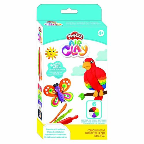 Masa plastyczna dla dzieci Playdoh Air Clay Creature Creations zwierzątka mix (09080) 1