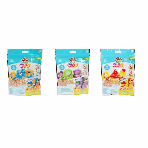 Masa plastyczna dla dzieci Playdoh Air Clay Cupcake Donut Macaroon ciasteczka mix (88725) 1