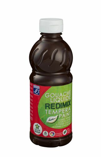 Farba tempera Lefranc&Bourgeois REDIMIX kolor: brązowy 500ml 1 kolor. (188016) 1