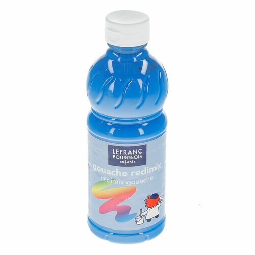 Farba tempera Lefranc&Bourgeois REDIMIX kolor: niebieski fluorescencyjny 500ml 1 kolor. (188020) 1