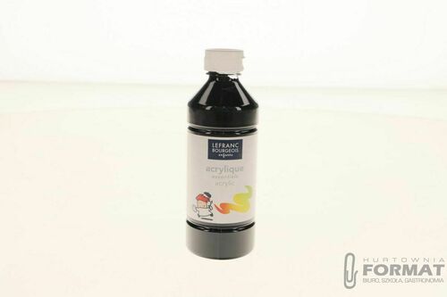 Farba akrylowa Lefranc&Bourgeois kolor: czarny 500ml (188536) 1