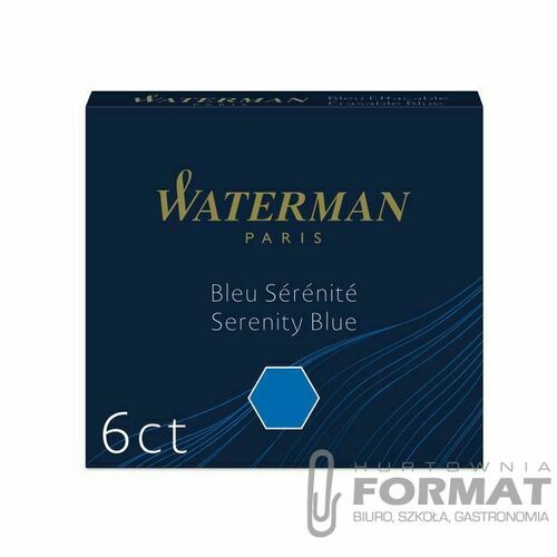 Naboje zwykły Waterman niebieski (S0110950) 1