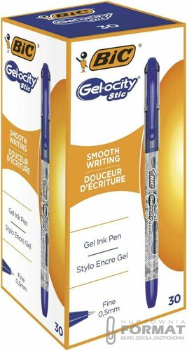 Długopis żelowy Bic GEL_OCITY niebieski 0,5mm (1010266) 1