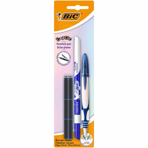 Zestaw piśmienniczy Bic Kids blister pióro+wymazywacz+6naboi 3086123662094 (993084) 1