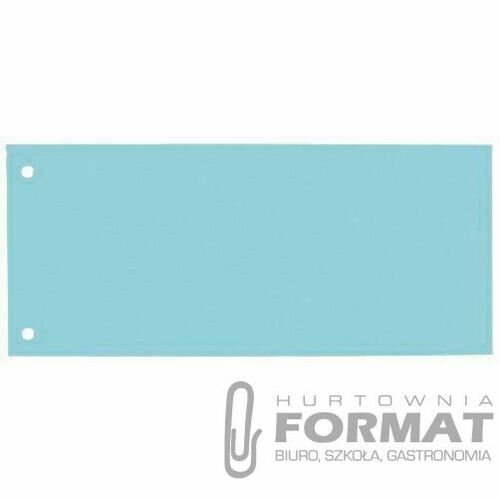 Przekładka czysta Oxford 1/3 A4 niebieska 180g 100k (100205025) 1