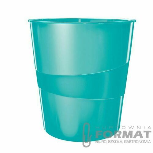 Kosz na śmieci Leitz WOW kolor: turkusowy 15L (52781051) 1